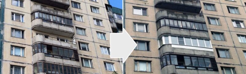 "Г" образный балкон — изображение 5