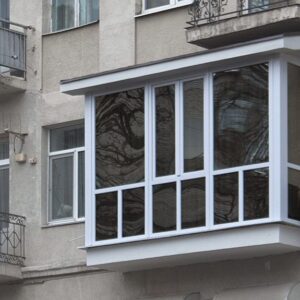 Французский балкон с расширением Николаев
