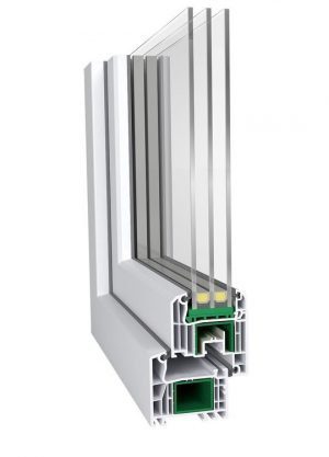 Немецкий профиль Steko IDEAL 4000 (Aluplast 4000) Средний Плюс