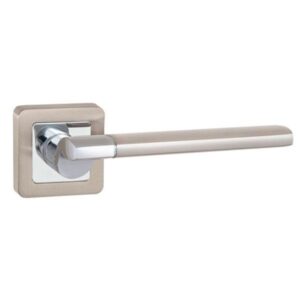 Дверная ручка GALAXY QR SN/CP-3 матовый никель/хром