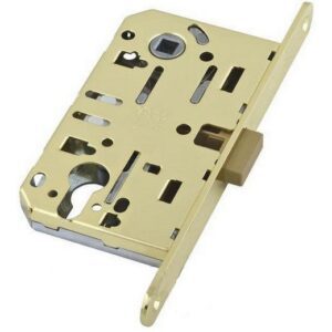 Замок межкомнатный магнитный под цилиндр MEDIANA POLARIS B06103.50.03 (латунь)