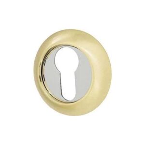 Накладка CYLINDER ET-1SG/CP-1 матовое золото/хром 2шт.