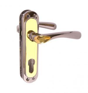 Ручка дверная CORONA STL kYale 62 mm FUME