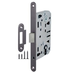Корпус врезного замка LH 85-50 P GR (графит) Box