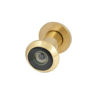 Глазок дверной, стеклянная оптика, DVGU, 28/65x90 GP Золото