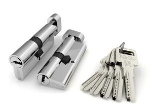 Цилиндровый механизм с вертушкой R602/90 mm (40+10+40) CP хром 5 кл.