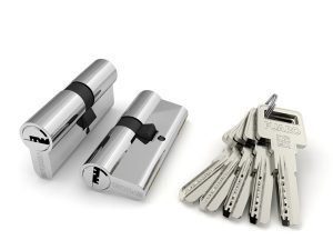 Цилиндровый механизм R600/70 mm (25+10+35) CP хром 5 кл.