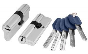 Цилиндровый механизм Z400/90 mm (40+10+40) CP хром 5 кл.