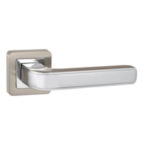 Дверная ручка NOVA QR SN/CP-3 матовый никель/хром