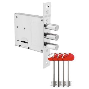 Замок врезной сувальдный V10/S-60.00.3R14, 5 кл. (RAL 5005)