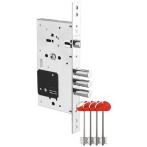 Замок врезной сувальдный с защёлкой V25/S-60.85.3R16, 5 кл.