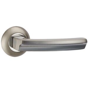 Дверная ручка ALFA TL SN/CP-3 матовый никель/хром