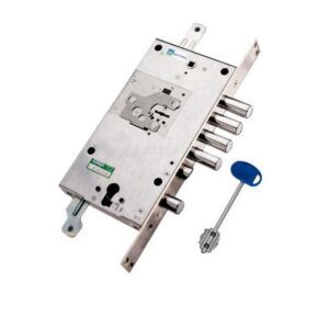 Замок врезной двухсистемный 54.J797-D MyKey (правый) перекодировка с торца (накладки CR), ключ 50 мм