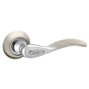 Дверная ручка ARIA RM SN/CP-3 матовый никель/хром