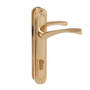 Ручка дверная CORONA STL Yale 85 mm GP