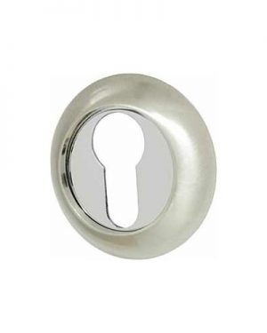 Накладка CYLINDER ET-1SN/CP-3 матовый никель/хром 2шт.