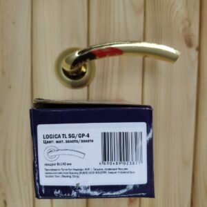 Дверная ручка LOGICA TL SG/GP-4 матовое золото/золото