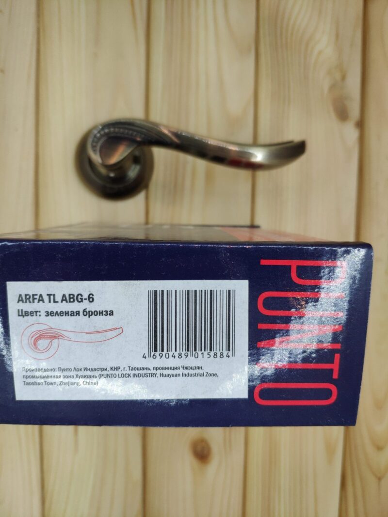 Дверная ручка ARFA TL ABG-6 зеленая бронза — изображение 5