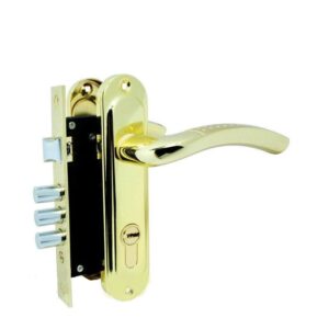 KEDR Замок врезной с ручками 1026-M60-GM/G