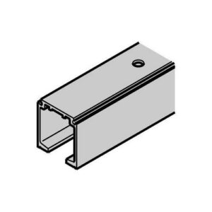 Шина ходовая одинарная 31х33мм алюминий без покрытия 6.0м с отверстиями