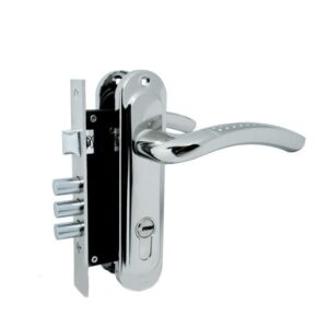 KEDR Замок врезной с ручками 1026-M60-S/NI