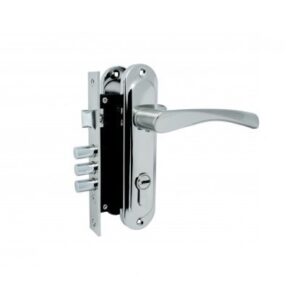 KEDR Замок врезной с ручками 1023-M60-NI