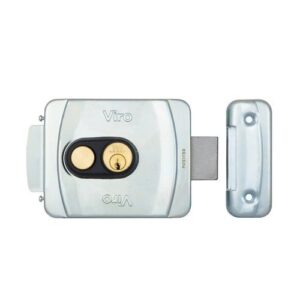 Замок электромеханический VIRO V9083.0794P BS50/80мм UNIV 12VAC NC CYL_3KEY GATE накладной, с к