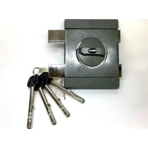 Замок накладн. "Gerda" "TYTAN ZX" графит 4кл.