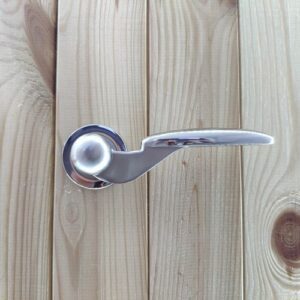 Ручка раздельная "Doganlar" BADEM Ø50mm матовый никель/хром