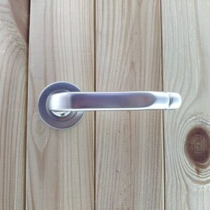 Ручка раздельная "Doganlar" VILLA матовый никель/хром