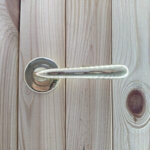 Ручка раздельная "Doganlar" GEON матовый никель/хром