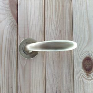 Ручка раздельная "Doganlar" GEDIZ мат никель/хром