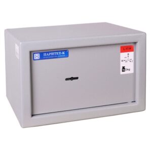 Сейф мебельный L. 17.K (Внешние размеры, мм (В/Ш/Г) : 170 мм/260 мм/230 мм; Масса, кг: 5)