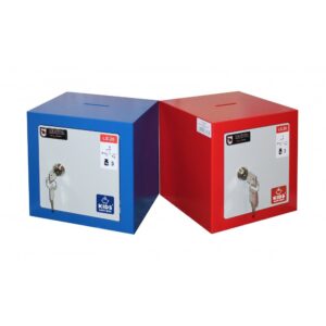 Сейф мебельный LS.20.K BLUE (Внешние размеры, мм (В/Ш/Г) : 197 мм/197 мм/169 мм; Масса, кг: 3)