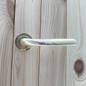 Ручка раздельная "Doganlar" TUNA мат.никель/хром