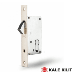 Корпус замка врезного цилиндрового узкопроф.201 (20 mm) w/b (никель)