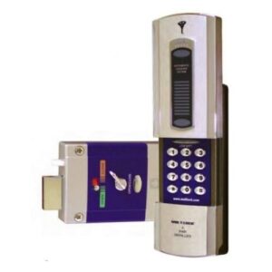 Замок MDS750 накладной, моторный, кодовый, 6V (4 АА), CLASSIC