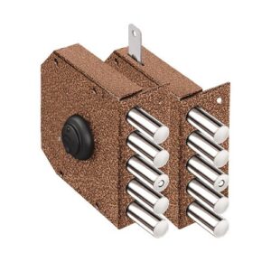 Замок накладной сувальдный БАЗАЛЬТ 1.05.51.МА (четыре ригеля, диаметр 14мм ) без запорной коробки