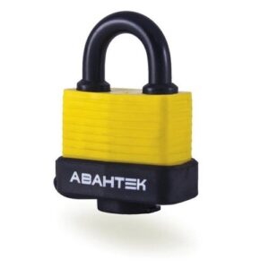 Замок навесной FL 1540 прорезиненный корпус