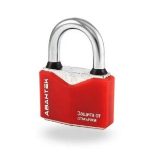 Замок навесной LXCP 40 влагозащищенный, пластиковый чехол