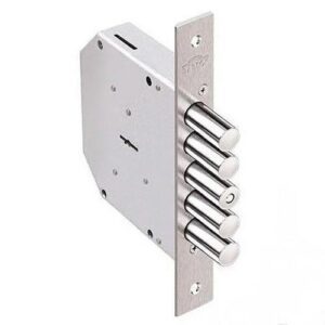 Замок врезной сувальдный ГРАНИТ 1.06.02. (пять ригелей, диаметр 18мм, тяги )