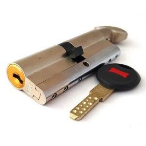 Цилиндр 164CEC 26+10+32=68mm, латунь, 5 ключей, с вертушкой