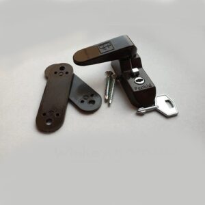 Замок для блокировки створки Penkid Sash Jammer белый / коричневый