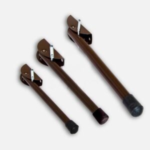 Ножка фиксатор для дверей 300 мм коричневая