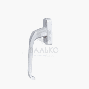 Ручка оконная Premium белая / коричневая (прямая)