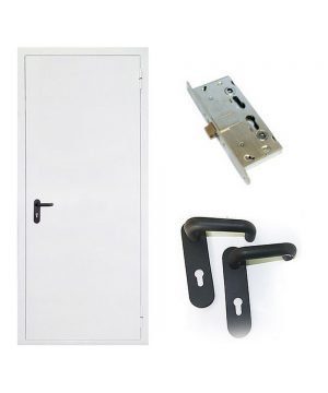 Входные технически двери ЕІ 60 960*2070 Пр RAL 7035