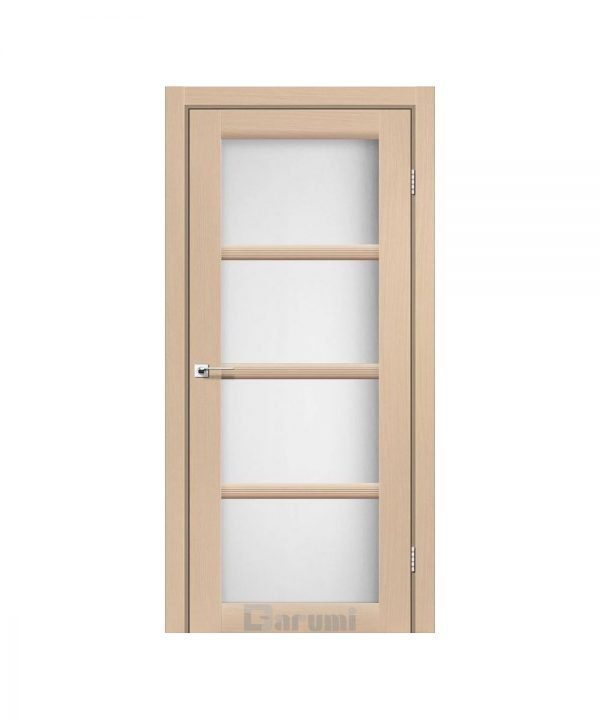 Межкомнатные двери Даруми модель AVANT Дуб боровой стекло сатин белое