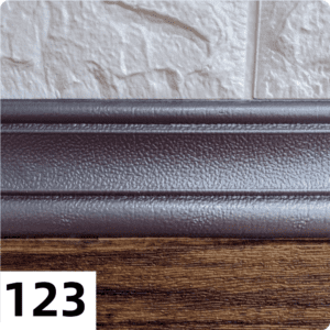 Самоклеющиеся Багет (плинтус) 2350*80мм цвет 123 (Серебро)