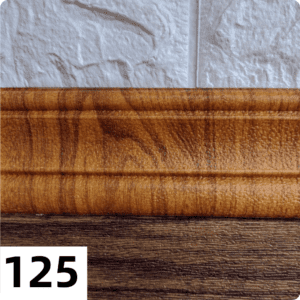 Самоклеющиеся Багет (плинтус) 2350*80мм цвет 125 (Золотой дуб)