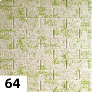 Самоклеющиеся 3д панели Мрамор 700*770мм цвет 64 (Зеленый)